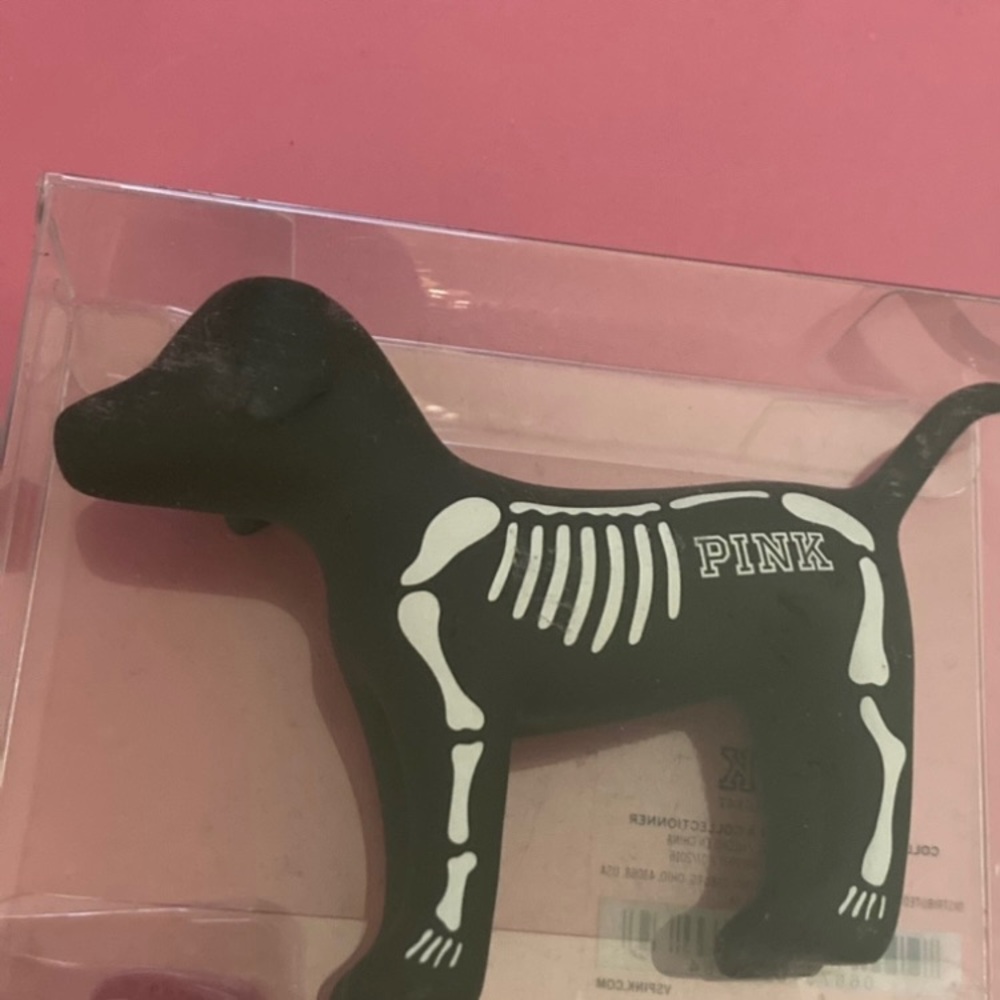 PINK Victoria’s Secret Halloween Dog Puppy Skeleton Day of the Dead VsPink Y2K